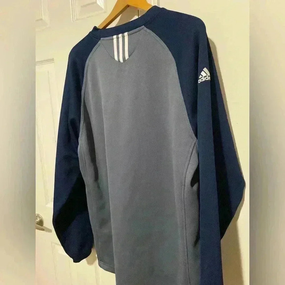 Adidas Ravens XL pullover sweatshirt gray/ navy - Picture 7 of 12